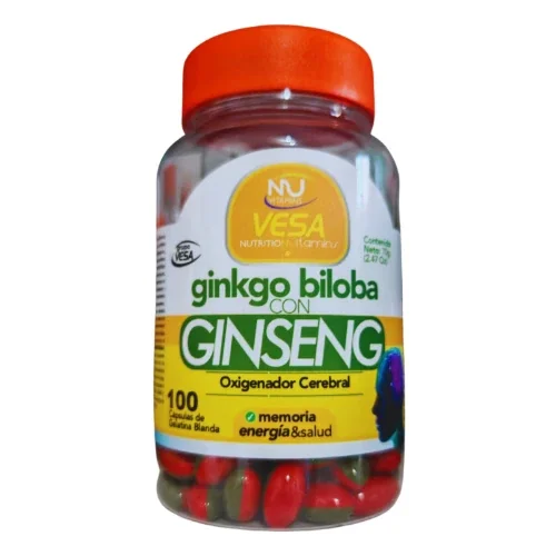 Ginkgo Biloba con Ginseng Capsulas