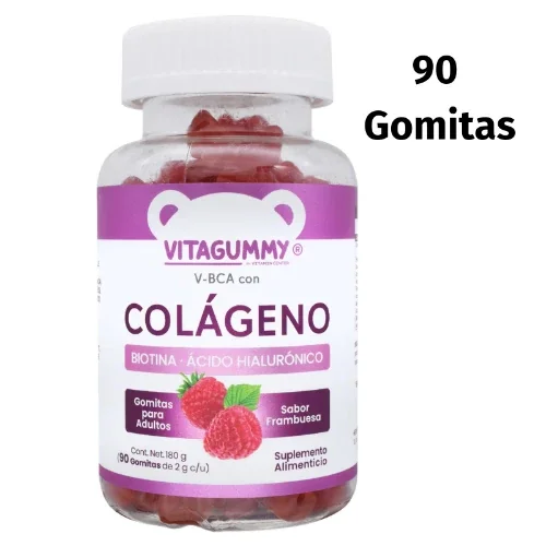Gomitas V-BCA con Biotina, Colágeno y Ácido Hialurónico