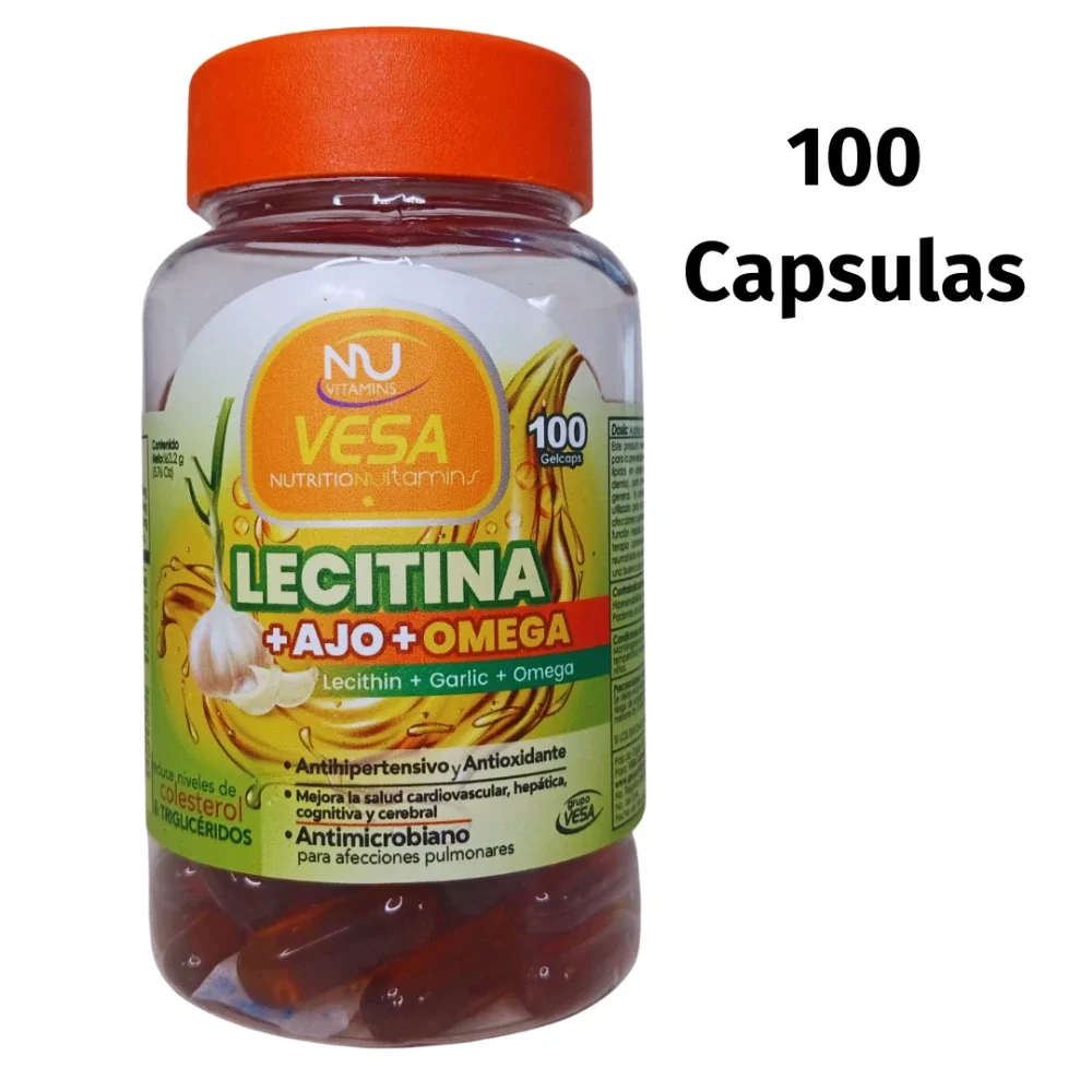 Lecitina + Ajo + Omega